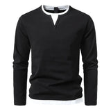 Alwin Premium Lange Mouwen T-shirt van Geperste Katoen
