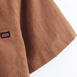 Casual Korte Mouw Katoenen Shirt