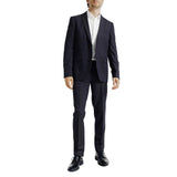 Slim fit pakbroek - Donkerblauw