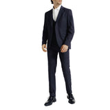 Slim fit pakbroek - Donkerblauw