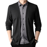 2-in-1 overhemd en cardigan