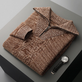 Sweter met rits Taranto Merino Wol