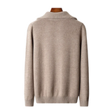 Sweter met rits Taranto Merino Wol