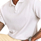 Gianni - casual polo met knopen aan de zijkant