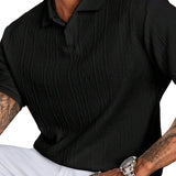 Gianni - casual polo met knopen aan de zijkant