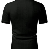 Gianni - casual polo met knopen aan de zijkant