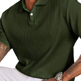 Gianni - casual polo met knopen aan de zijkant