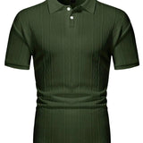 Gianni - casual polo met knopen aan de zijkant
