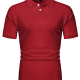 Gianni - casual polo met knopen aan de zijkant