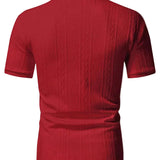 Gianni - casual polo met knopen aan de zijkant