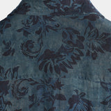 Boho Vintage Overhemd met Korte Mouwen van Katoen met Bloemenpatroon voor Mannen