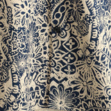 Vintage Katoenen Overhemd met Knopen en Retro Bloemen Paisley Patroon voor Mannen met Korte Mouwen