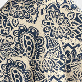 Vintage Katoenen Overhemd met Knopen en Retro Bloemen Paisley Patroon voor Mannen met Korte Mouwen
