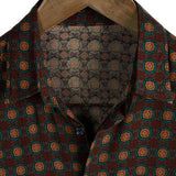 Katoenen Zomer Casual Vintage Overhemd Korte Mouwen voor Mannen