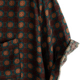 Katoenen Zomer Casual Vintage Overhemd Korte Mouwen voor Mannen