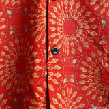 Heren Hawaïaanse Katoenen Boho Vintage Overhemd met Korte Mouwen uit de Jaren '70.