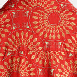Heren Hawaïaanse Katoenen Boho Vintage Overhemd met Korte Mouwen uit de Jaren '70.