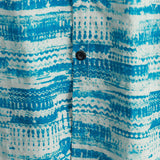 Retro herenoverhemd met korte mouwen “Jantar” – blauw
