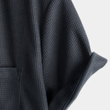 Korte Mouwen Katoenen Overhemd met Knopen voor Mannen, Casual Stijl, Losse Pasvorm, Strand