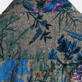 Heren Korte Mouwen Katoenen Retro Shirt met Bloemenpatroon, Ademend