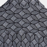 Korte Mouwen Katoenen Overhemd met Pocket in Retro Geometrisch Patroon voor Mannen