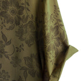 Heren Katoenen Vintage Bloemen Overhemd Groen Korte Mouwen Coole Retro Zomer 70s