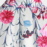 Katoenen Bloes met Bloemenpatroon voor Mannen, Zomer T-shirt met Korte Mouwen