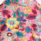 Heren Hawaii Shirt van Katoen met Roze Bloemen met Korte Mouwen voor de Zomer