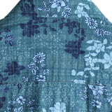 Retro Overhemd van Katoen Casual met Korte Mouwen en Bloemenzak in de Kleur Blauw voor Mannen