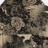 Zomerse Hawaiiaanse shirt van vintage katoen met bloemenpatroon voor mannen, korte mouwen
