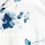 Heren Zomerbloemshirt van Katoen met Korte Mouwen