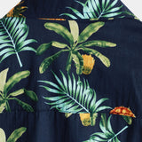 Hawaiiaans Shirt met Korte Mouwen van Katoen met Ananaspatroon voor Mannen