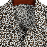 Korte Mouwen Leeuwenkop Shirt voor Mannen