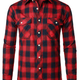 Elegante Geruite Overhemd