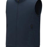 Heren Casual Vest met Staande Kraag en Rits