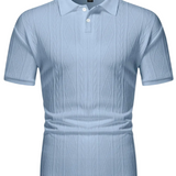 Gianni - casual polo met knopen aan de zijkant