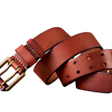 Riem Lancaster – vintage riem met dubbele gesp