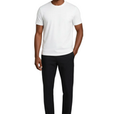 Witte Slim-Fit T-shirt voor Mannen