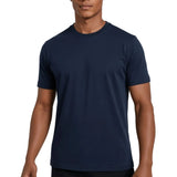 Heren T-Shirt Slim-Fit in Zeeblauwe Kleur
