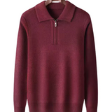 Gstaad Cashmere Trui met Halve Rits