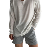 Gebreid T-shirt voor heren