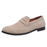 Zomerse suède herenloafers