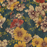 Korte mouwen shirt van ademend katoen met vintage botanische print voor mannen