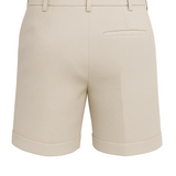 Heren shorts met plooien en zakken – offwhite en universeel