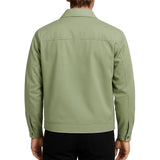 Lichte Twill Jas voor Mannen – Erwtgroen – Regular Fit