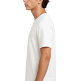 Heren T-shirt van katoen – Ademend korte mouwen ronde hals – Wit