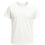 Heren T-shirt van katoen – Ademend korte mouwen ronde hals – Wit