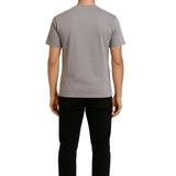 Heren T-shirt van katoen – Ademend korte mouw ronde hals – IJzergrijs