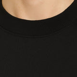 Heren T-shirt van katoen – Ademend, korte mouwen, ronde hals – Zwart-grijs