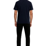 Heren T-shirt van katoen – Ademend, korte mouwen, ronde hals – Marineblauw